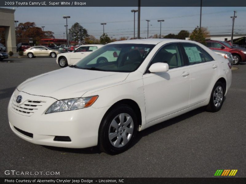 Super White / Bisque 2009 Toyota Camry LE