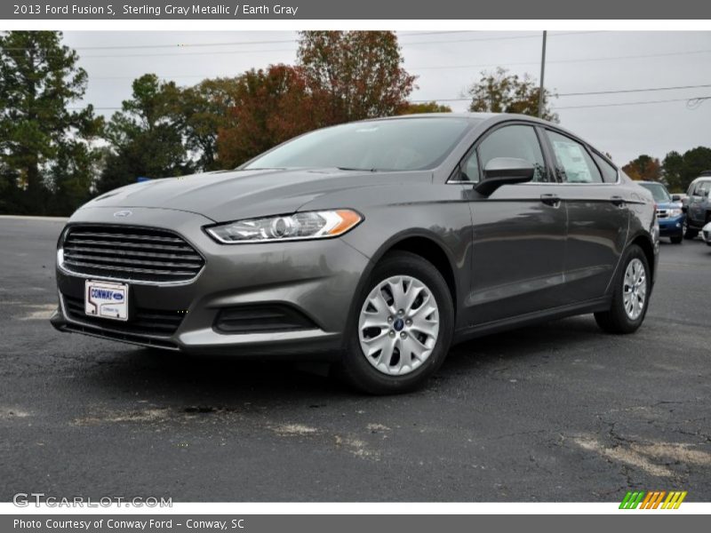 Sterling Gray Metallic / Earth Gray 2013 Ford Fusion S