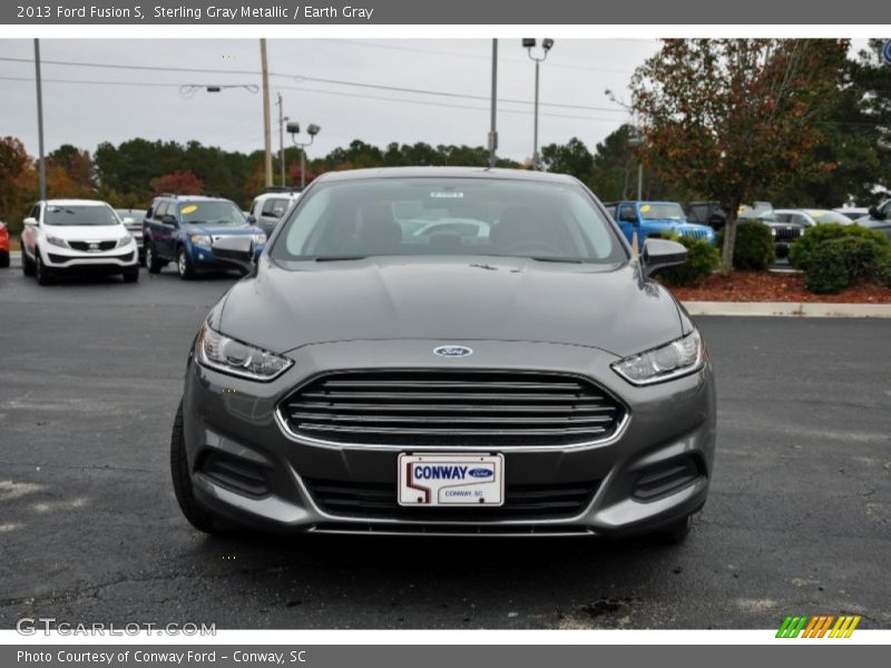 Sterling Gray Metallic / Earth Gray 2013 Ford Fusion S