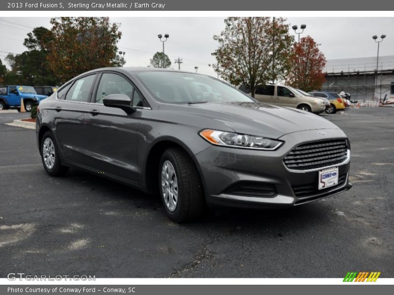 Sterling Gray Metallic / Earth Gray 2013 Ford Fusion S