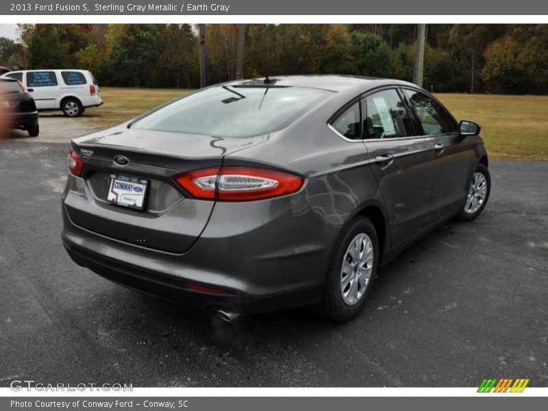 Sterling Gray Metallic / Earth Gray 2013 Ford Fusion S