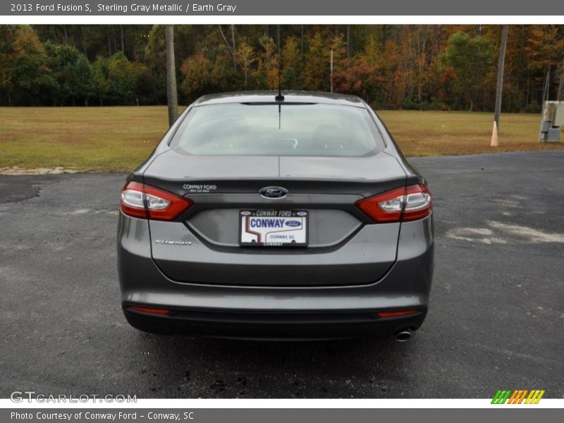 Sterling Gray Metallic / Earth Gray 2013 Ford Fusion S