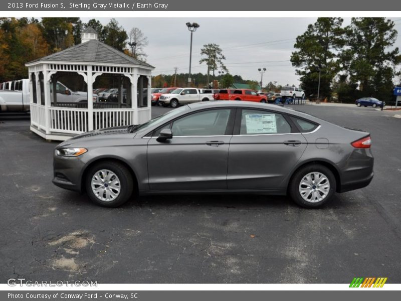 Sterling Gray Metallic / Earth Gray 2013 Ford Fusion S