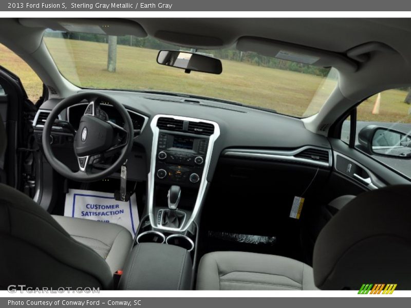 Sterling Gray Metallic / Earth Gray 2013 Ford Fusion S
