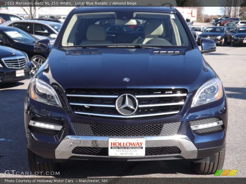 Lunar Blue Metallic / Almond Beige 2013 Mercedes-Benz ML 350 4Matic