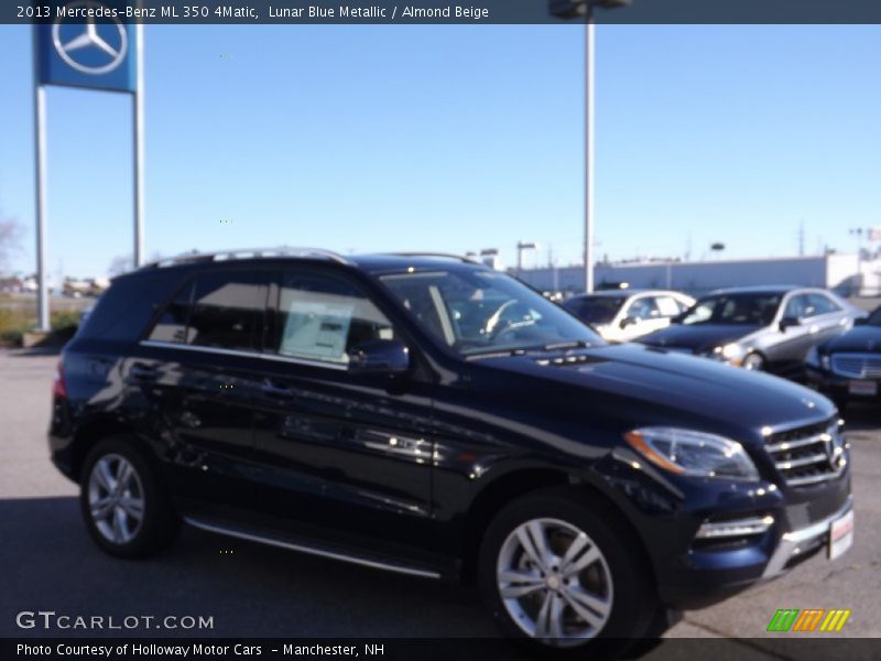 Lunar Blue Metallic / Almond Beige 2013 Mercedes-Benz ML 350 4Matic