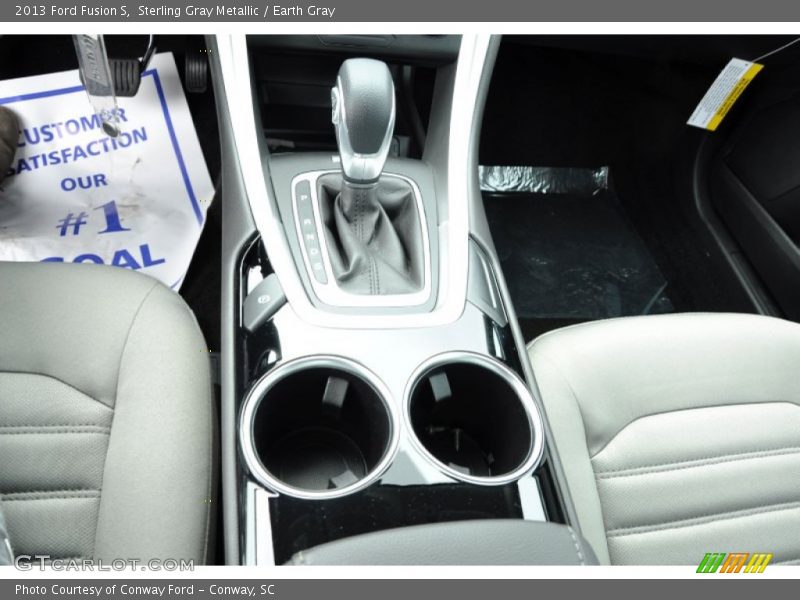 Sterling Gray Metallic / Earth Gray 2013 Ford Fusion S