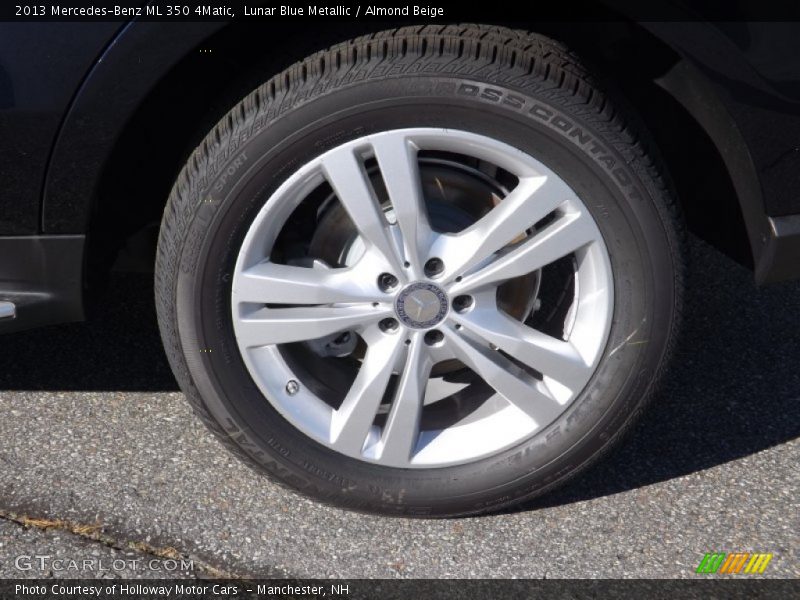 Lunar Blue Metallic / Almond Beige 2013 Mercedes-Benz ML 350 4Matic