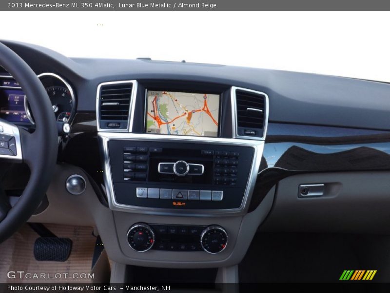 Lunar Blue Metallic / Almond Beige 2013 Mercedes-Benz ML 350 4Matic