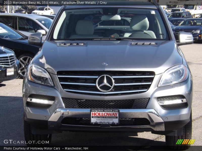 Palladium Silver Metallic / Grey 2013 Mercedes-Benz ML 350 4Matic