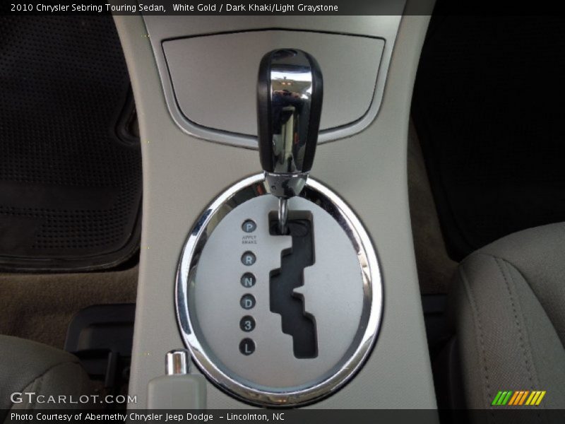 White Gold / Dark Khaki/Light Graystone 2010 Chrysler Sebring Touring Sedan
