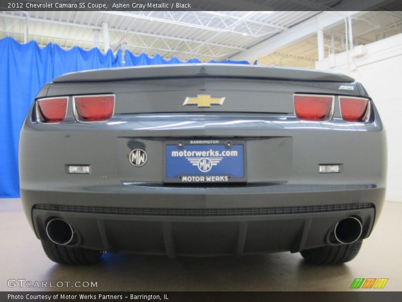 Ashen Gray Metallic / Black 2012 Chevrolet Camaro SS Coupe