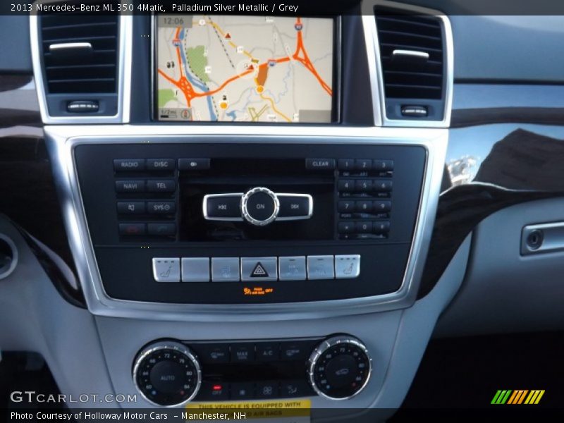 Palladium Silver Metallic / Grey 2013 Mercedes-Benz ML 350 4Matic