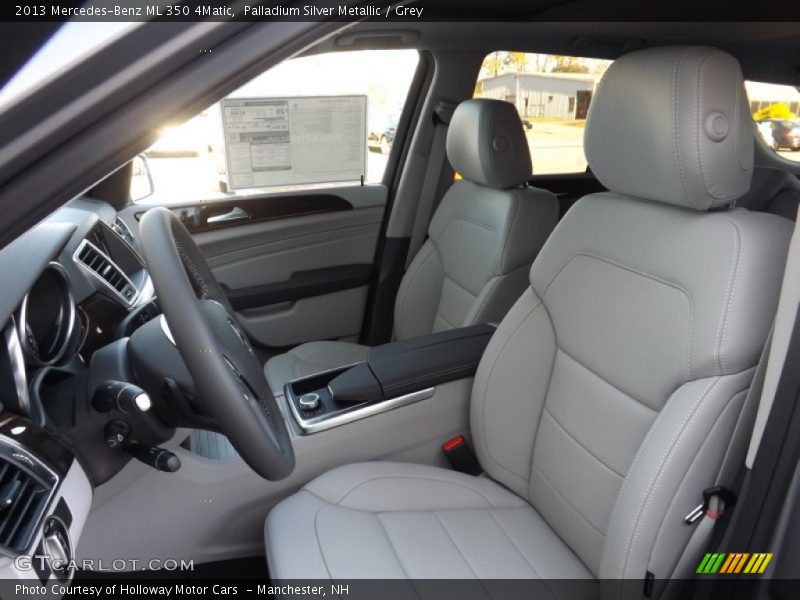 Palladium Silver Metallic / Grey 2013 Mercedes-Benz ML 350 4Matic