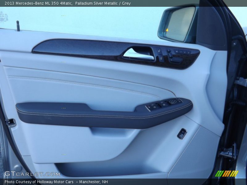 Palladium Silver Metallic / Grey 2013 Mercedes-Benz ML 350 4Matic