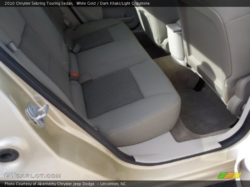 White Gold / Dark Khaki/Light Graystone 2010 Chrysler Sebring Touring Sedan