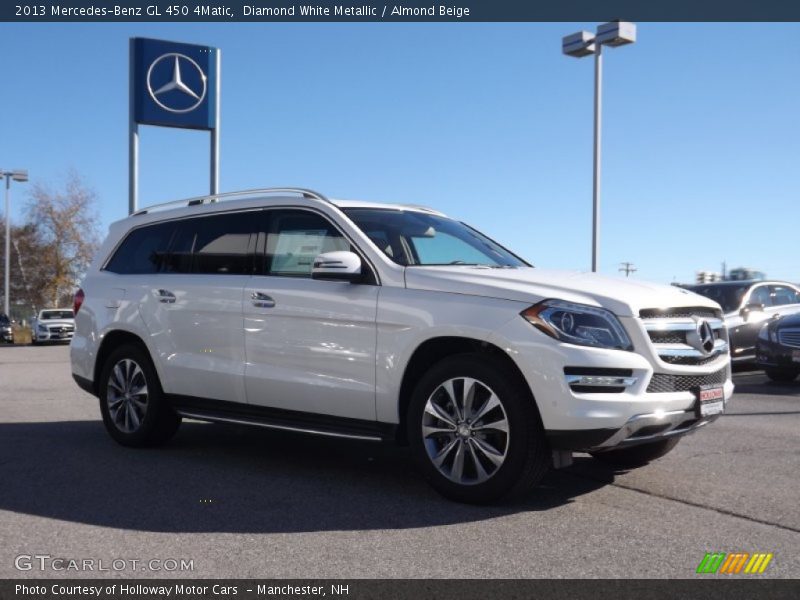 Diamond White Metallic / Almond Beige 2013 Mercedes-Benz GL 450 4Matic