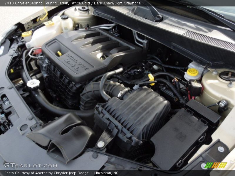 White Gold / Dark Khaki/Light Graystone 2010 Chrysler Sebring Touring Sedan
