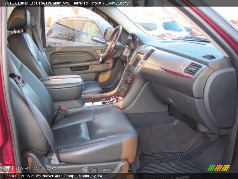 Infrared Tincoat / Ebony/Ebony 2011 Cadillac Escalade Premium AWD
