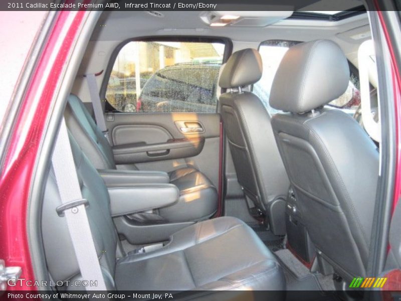 Infrared Tincoat / Ebony/Ebony 2011 Cadillac Escalade Premium AWD
