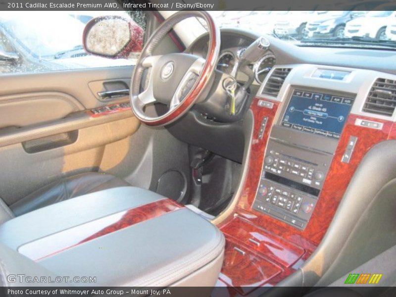 Infrared Tincoat / Ebony/Ebony 2011 Cadillac Escalade Premium AWD