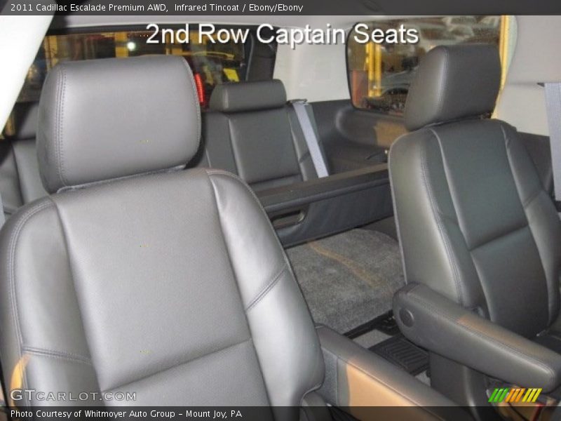 Infrared Tincoat / Ebony/Ebony 2011 Cadillac Escalade Premium AWD