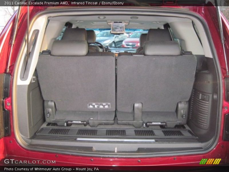 Infrared Tincoat / Ebony/Ebony 2011 Cadillac Escalade Premium AWD