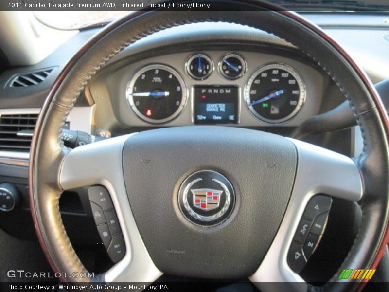 Infrared Tincoat / Ebony/Ebony 2011 Cadillac Escalade Premium AWD