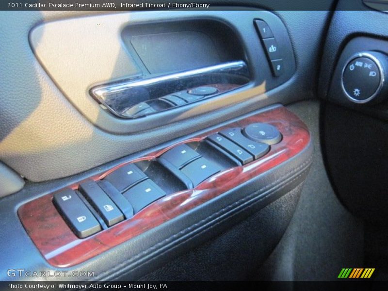 Infrared Tincoat / Ebony/Ebony 2011 Cadillac Escalade Premium AWD