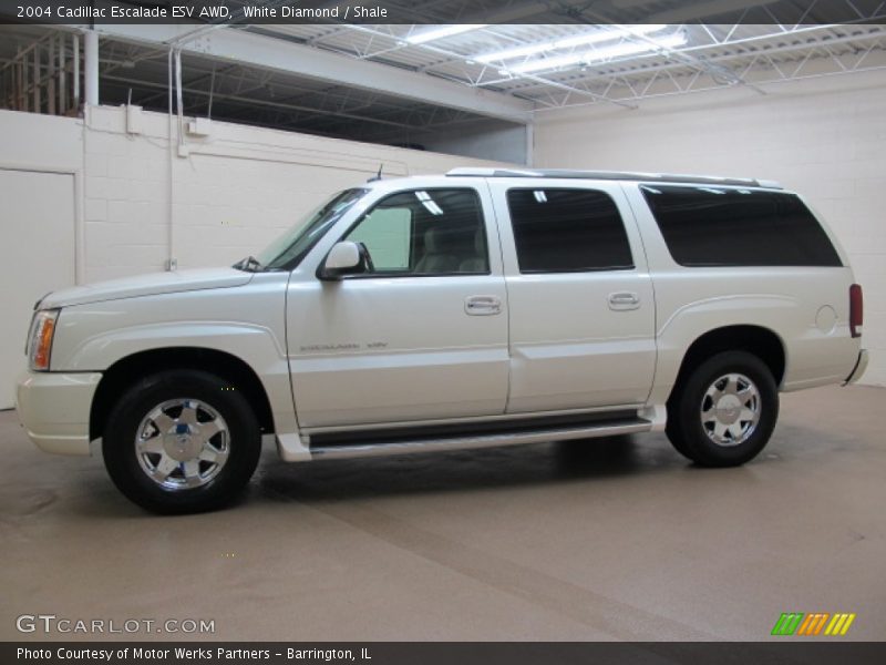 White Diamond / Shale 2004 Cadillac Escalade ESV AWD