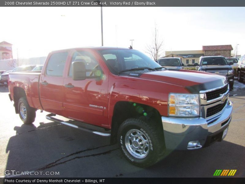 Victory Red / Ebony Black 2008 Chevrolet Silverado 2500HD LT Z71 Crew Cab 4x4