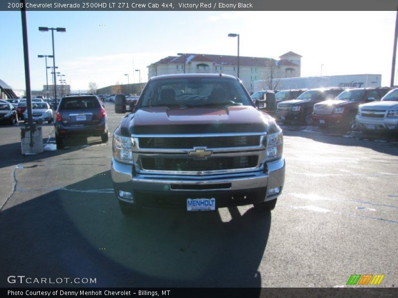 Victory Red / Ebony Black 2008 Chevrolet Silverado 2500HD LT Z71 Crew Cab 4x4