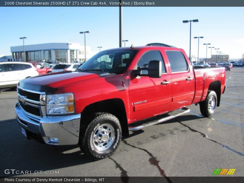 Victory Red / Ebony Black 2008 Chevrolet Silverado 2500HD LT Z71 Crew Cab 4x4