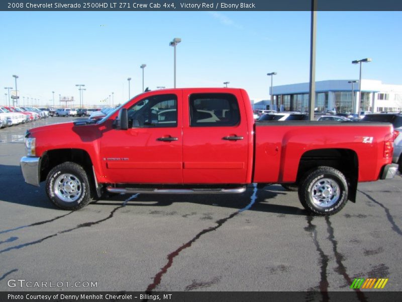 Victory Red / Ebony Black 2008 Chevrolet Silverado 2500HD LT Z71 Crew Cab 4x4
