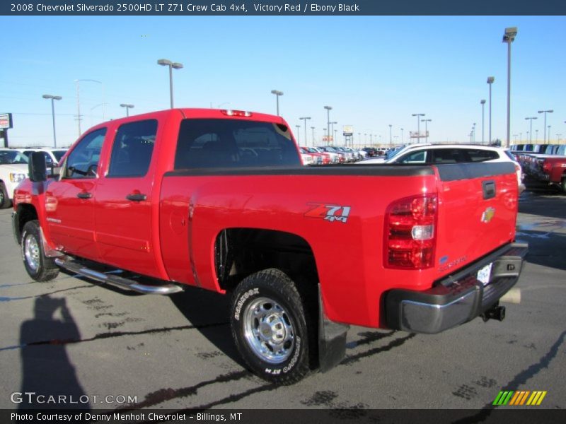 Victory Red / Ebony Black 2008 Chevrolet Silverado 2500HD LT Z71 Crew Cab 4x4