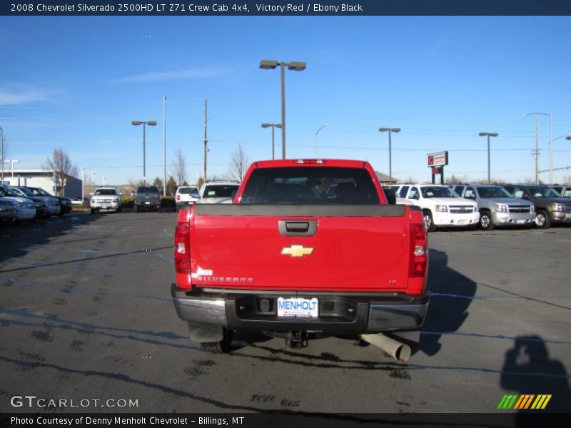 Victory Red / Ebony Black 2008 Chevrolet Silverado 2500HD LT Z71 Crew Cab 4x4