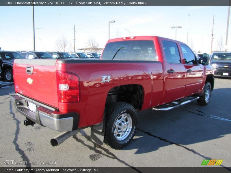 Victory Red / Ebony Black 2008 Chevrolet Silverado 2500HD LT Z71 Crew Cab 4x4