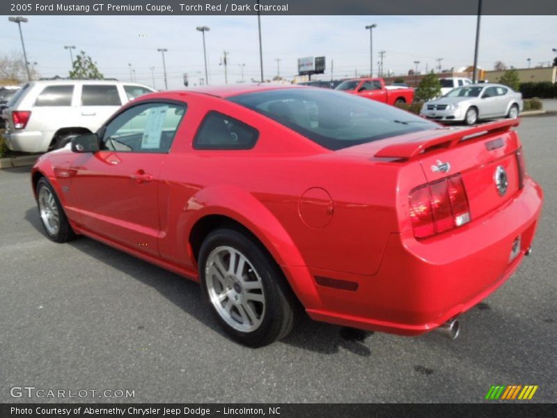 Torch Red / Dark Charcoal 2005 Ford Mustang GT Premium Coupe