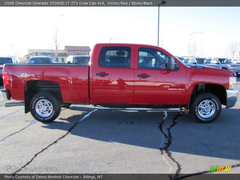 Victory Red / Ebony Black 2008 Chevrolet Silverado 2500HD LT Z71 Crew Cab 4x4