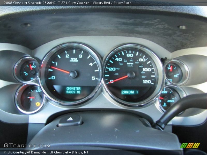 Victory Red / Ebony Black 2008 Chevrolet Silverado 2500HD LT Z71 Crew Cab 4x4