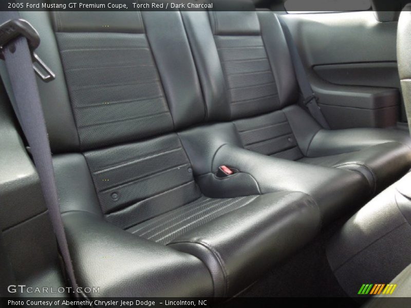 Rear Seat of 2005 Mustang GT Premium Coupe