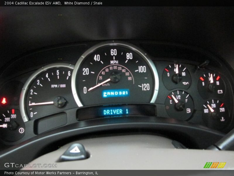 White Diamond / Shale 2004 Cadillac Escalade ESV AWD