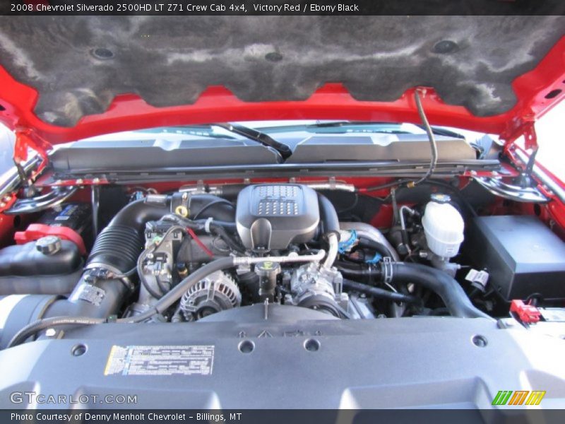 Victory Red / Ebony Black 2008 Chevrolet Silverado 2500HD LT Z71 Crew Cab 4x4