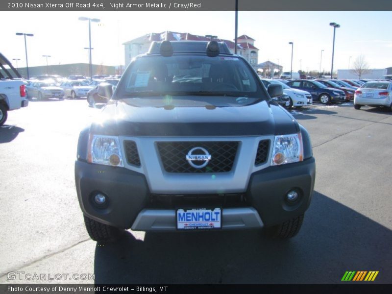 Night Armor Metallic / Gray/Red 2010 Nissan Xterra Off Road 4x4