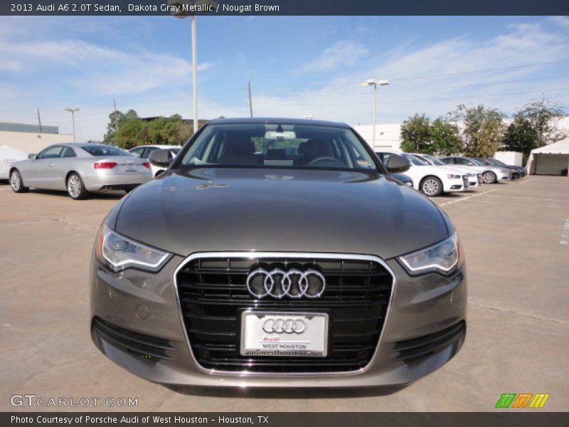 Dakota Gray Metallic / Nougat Brown 2013 Audi A6 2.0T Sedan