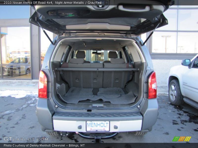 Night Armor Metallic / Gray/Red 2010 Nissan Xterra Off Road 4x4