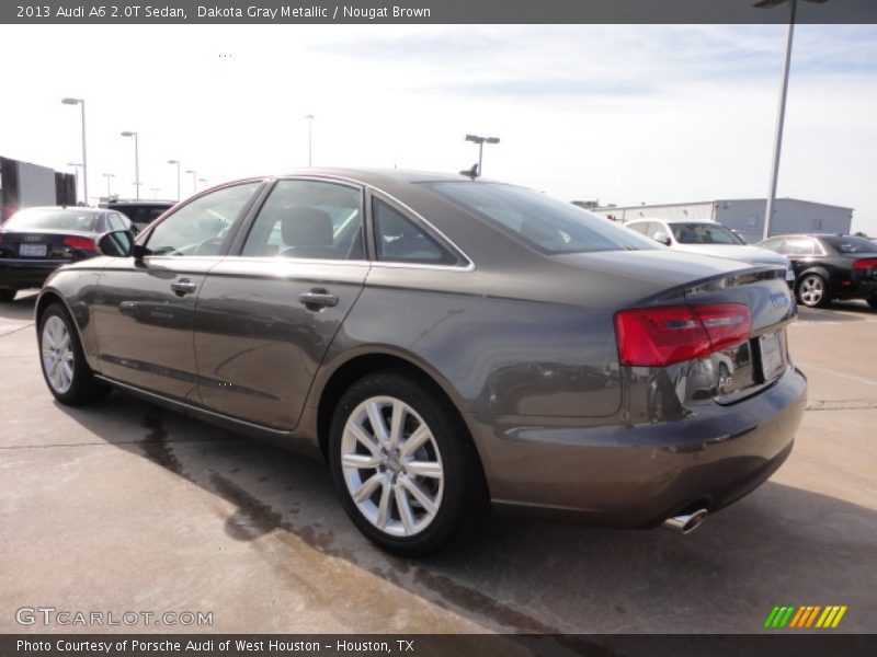 Dakota Gray Metallic / Nougat Brown 2013 Audi A6 2.0T Sedan