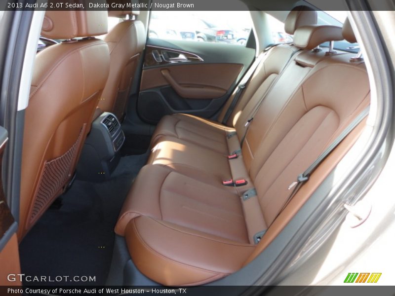 Dakota Gray Metallic / Nougat Brown 2013 Audi A6 2.0T Sedan