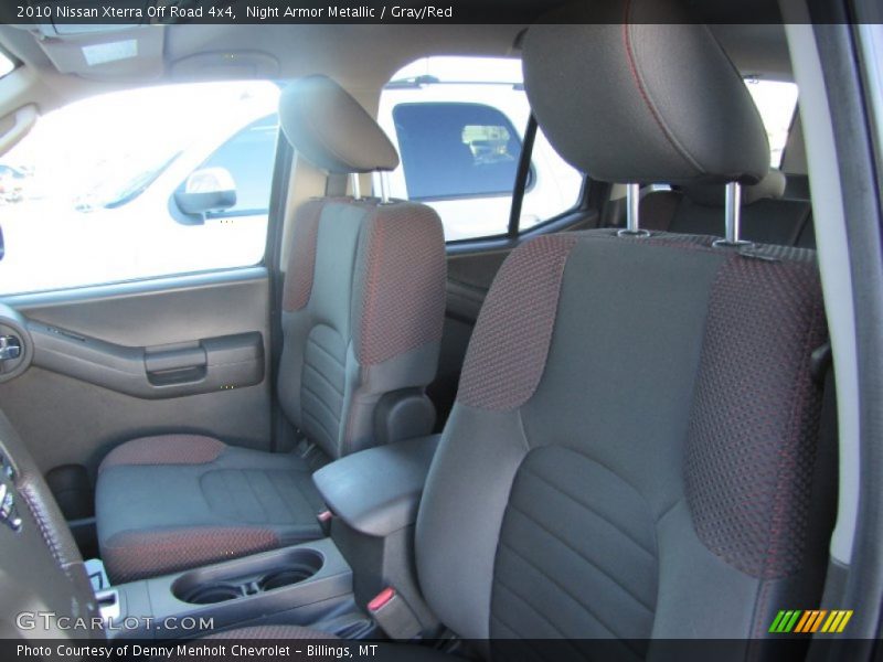 Night Armor Metallic / Gray/Red 2010 Nissan Xterra Off Road 4x4