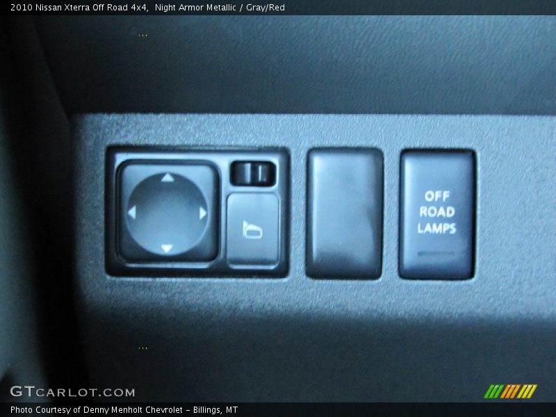 Night Armor Metallic / Gray/Red 2010 Nissan Xterra Off Road 4x4